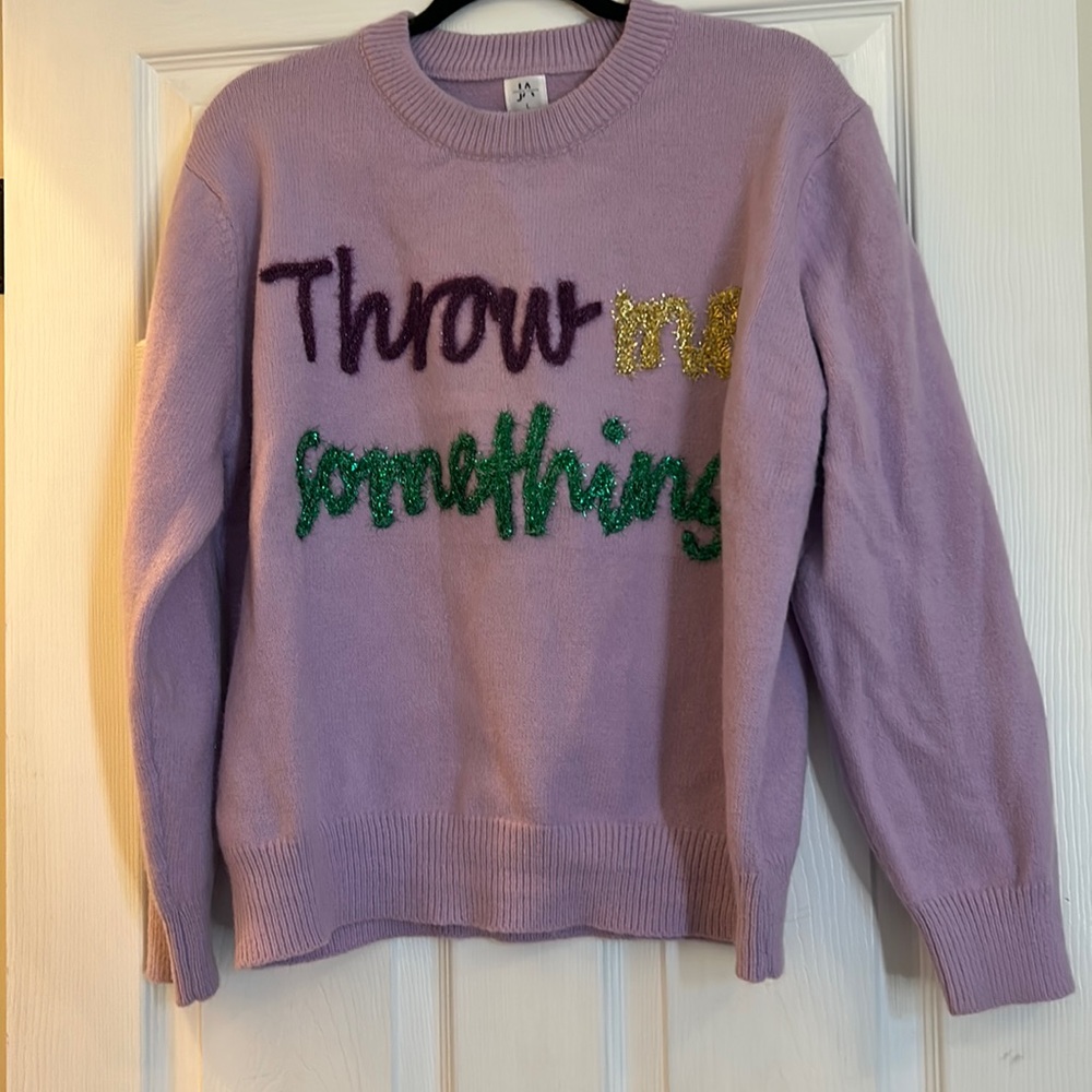 Mardi Gras Sweater